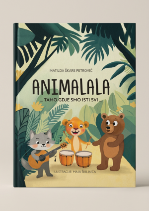 Animalala – ilustrirana knjiga za djecu, prikaz proizvoda, naslovna stranica