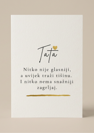 Čestitka za tatu – Nitko nema snažniji zagrljaj