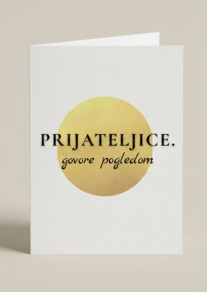 Čestitka za prijateljicu – Prijateljice govore pogledom